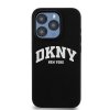 DKNY DKHMP13LSNYACH iPhone 13 Pro / 136.1 czarny/black hardcase Liquid Silicone White Printed Logo MagSafe
